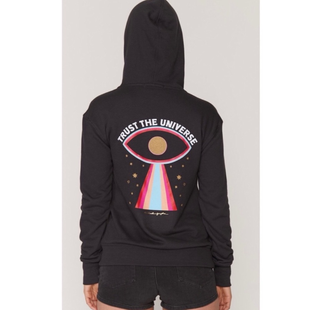 Spiritual Gangster “Trust the Universe” Zip Hoodie - Women’s Medium